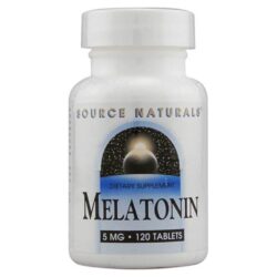 Source Naturals Melatonina 5mg: Sono Reparador e Bem-Estar Profundo - 120 Tabletes