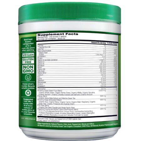 Amazing Grass, Green Superfood® Energia, Lima-Limão - 210 g - Image 2