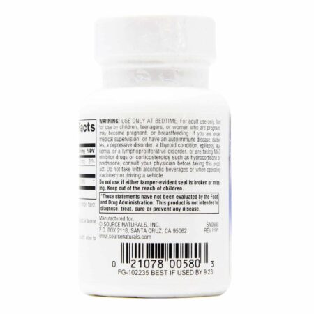 Source Naturals Melatonina, laranja - 5 mg - 100 Tabletes Sublingual - Image 3