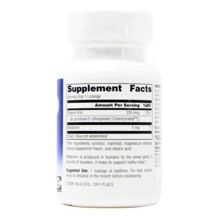 Source Naturals Melatonina Hortelã-pimenta 5mg: Sono Tranquilo e Renovador no Brasil - Imagem 2
