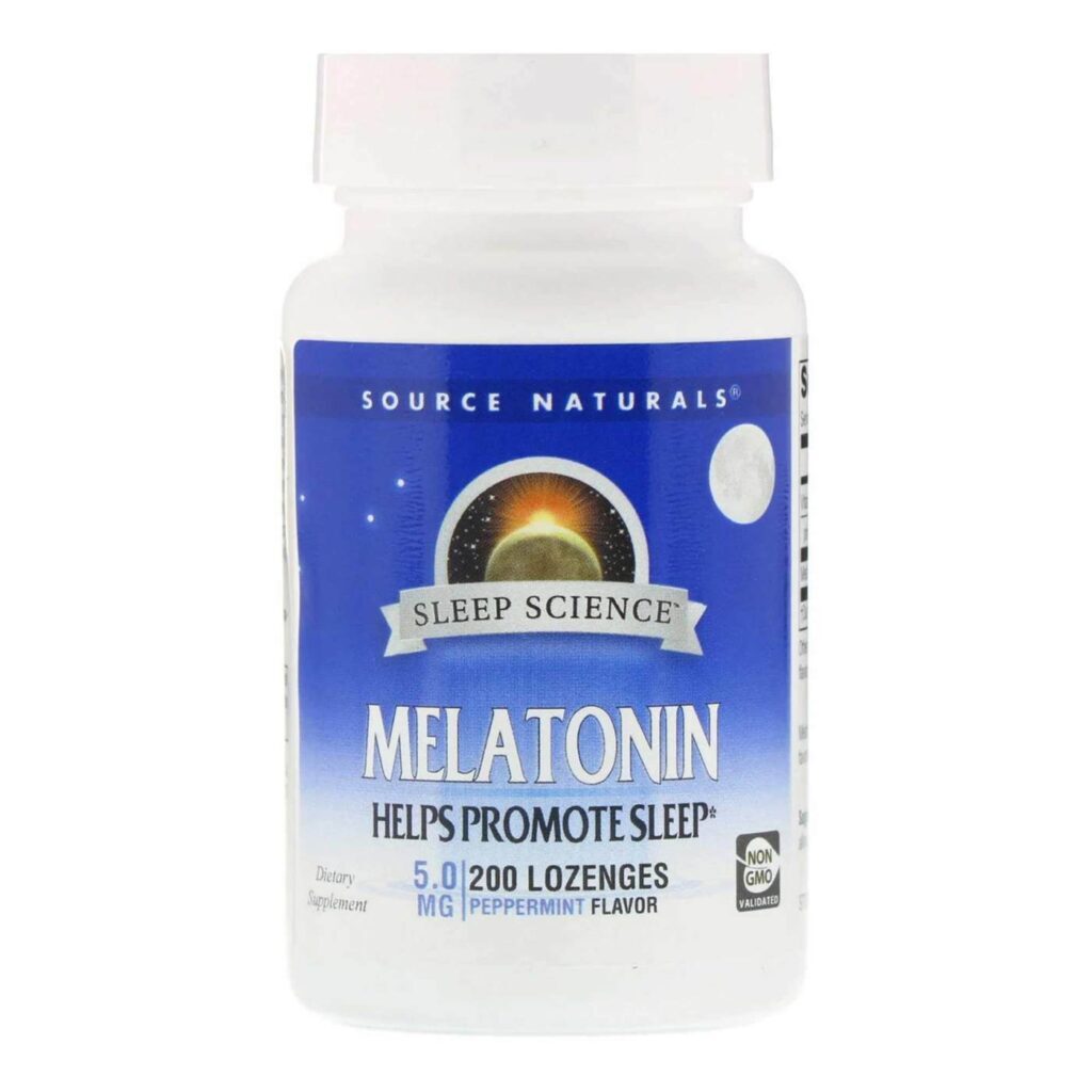 Source Naturals Melatonina 5mg Sublingual: Sono Profundo e Regenerador para Brasileiros