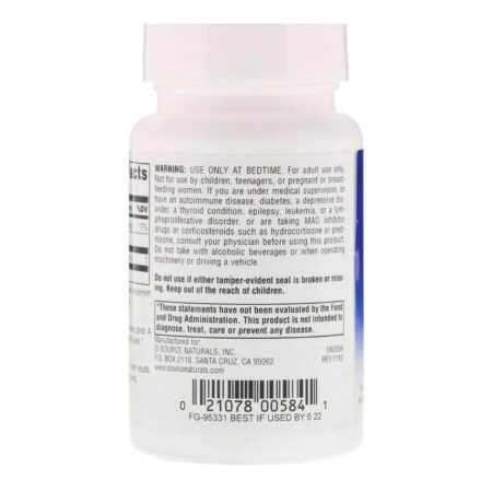 Source Naturals, Melatonina - 5 mg - 200 Sublingual - Image 3