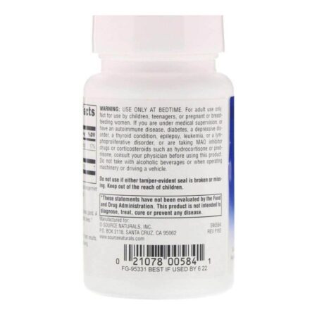 Source Naturals Melatonina 5mg Sublingual: Sono Profundo e Regenerador para Brasileiros - Imagem 3