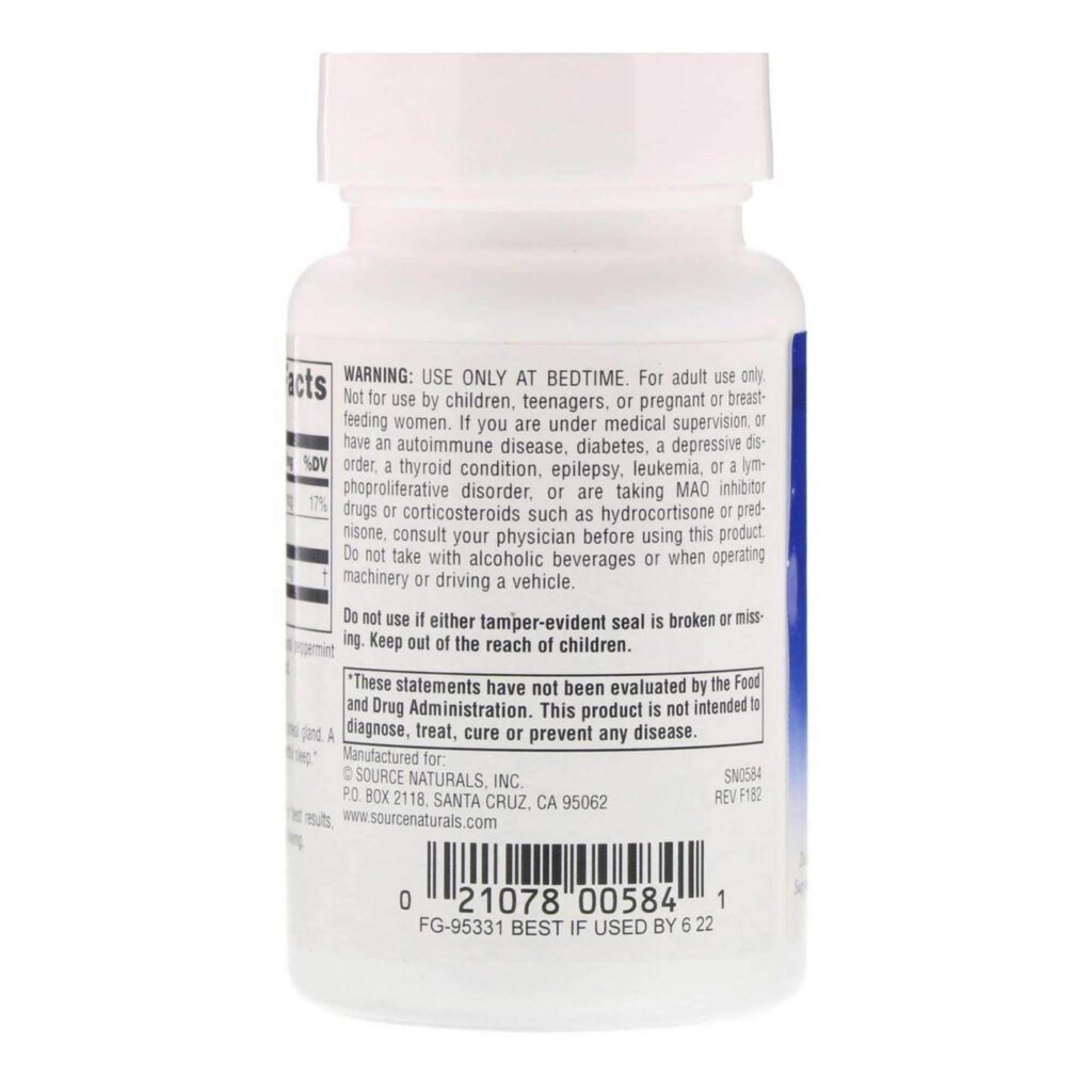 Source Naturals Melatonina 5mg Sublingual: Sono Profundo e Regenerador para Brasileiros - Imagem 3