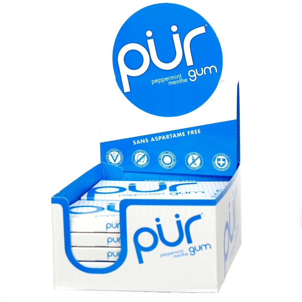 Pur Gum Goma de Mascar - 12 Caixas: Sabor Refrescante e Tecnologia Avançada para o Bem-Estar Oral no Brasil