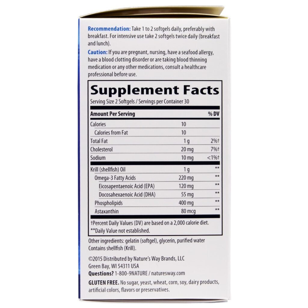 Nature's Way EFAGold® Óleo de Krill 500 mg - 60 Cápsulas: Saúde e Vitalidade para Você - Imagem 2