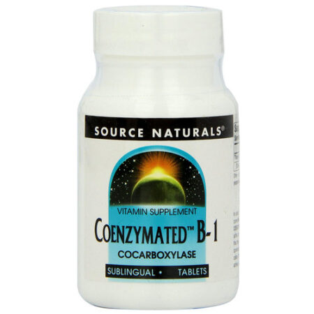 Source Naturals, Coenzima B-1 25 mg - 60 Tabletes Sublinguais