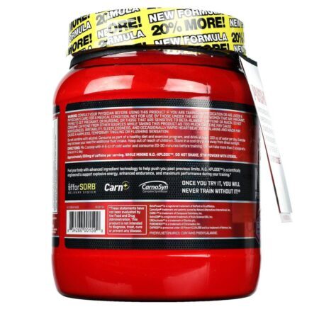 BSN N.O.-Xplode Uva 1.11kg Pré-treino Energia e Foco para Atletas - Imagem 3
