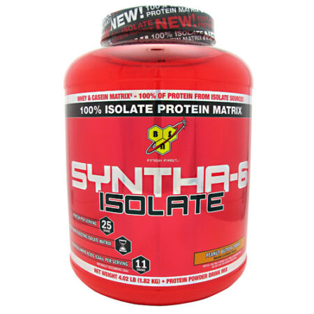 BSN Syntha-6 Isolado, Biscoito de manteiga de amendoim - 4 lbs/1.82kg