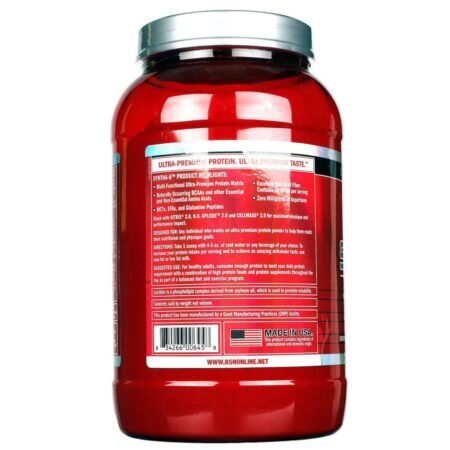 BSN Syntha-6 Whey Protein Isolado e Concentrado Peanut Butter Chocolate 1,32 Kg — foto 3 BSN Syntha-6 Whey Protein Isolado e Concentrado Peanut Butter Chocolate 1,32 Kg — foto 3