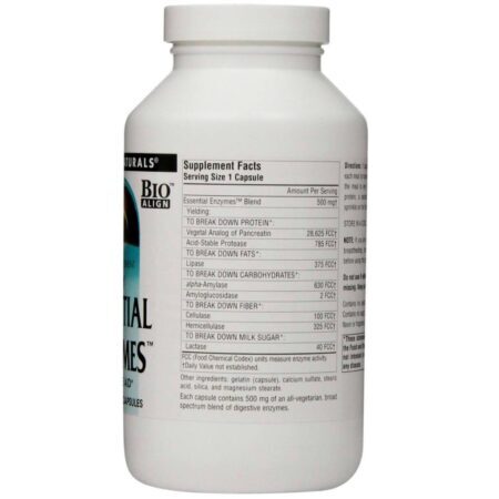 Source Naturals Enzimas Essenciais Diárias - 360 Cápsulas para Melhor Digestão e Bem-Estar - Imagem 2