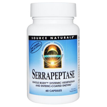 Source Naturals Serrapeptase Vegetarian - 60 Cápsulas Vegetarianas