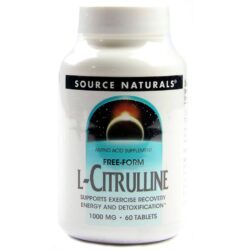 L-Citrulina 1.000 mg Source Naturals - 60 Tabletes para Energia e Recuperação Muscular