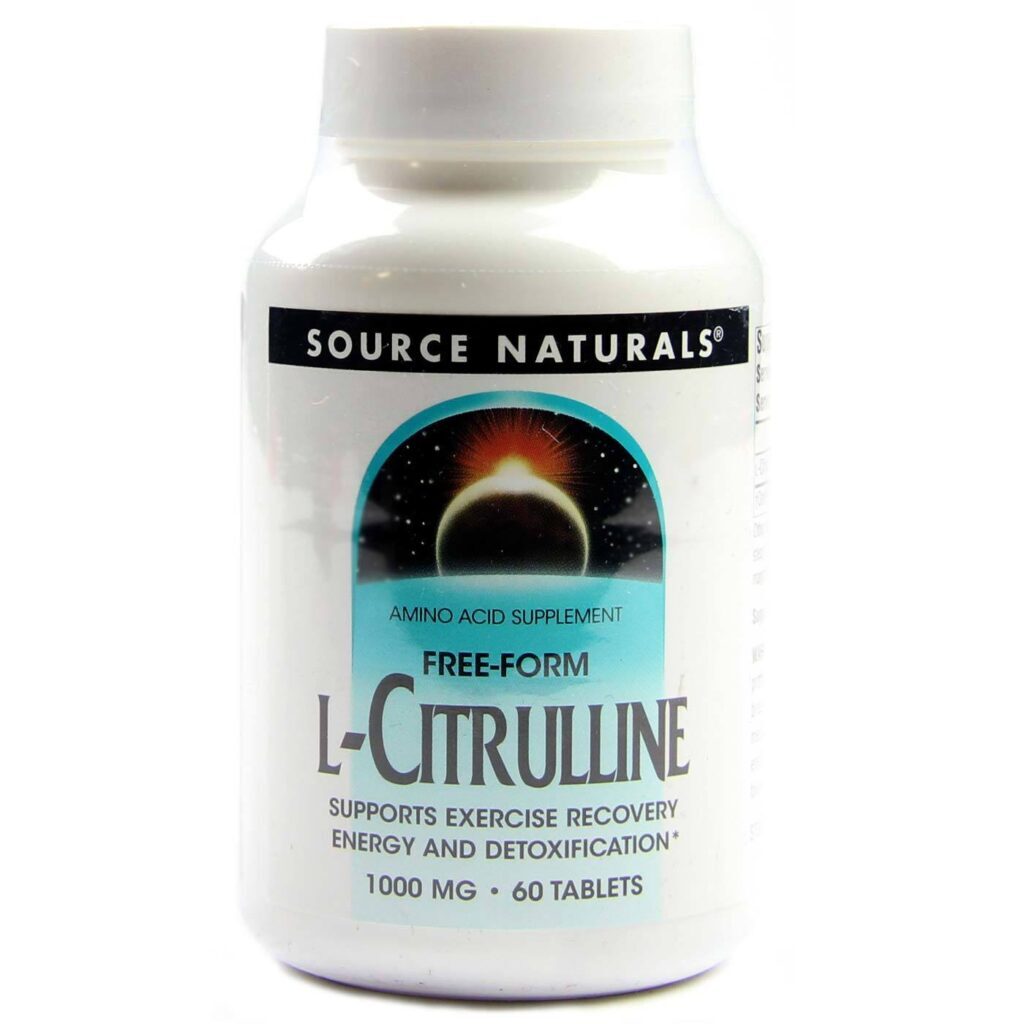 L-Citrulina 1.000 mg Source Naturals - 60 Tabletes para Energia e Recuperação Muscular