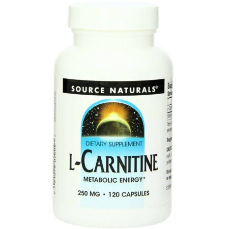 Source Naturals, L-Carnitina 250 mg - 120 Cápsulas