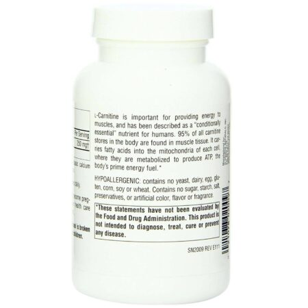 Source Naturals, L-Carnitina 250 mg - 120 Cápsulas - Image 3