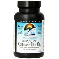 Source Naturals ArcticPure Ômega-3 Óleo de Peixe Ultra Potente 850 mg - 60 Cápsulas Gel