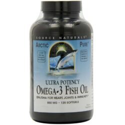 Source Naturals ArcticPure Ultra Potência Ômega 3 Óleo de Peixe 850 mg - 120 Cápsulas Gel