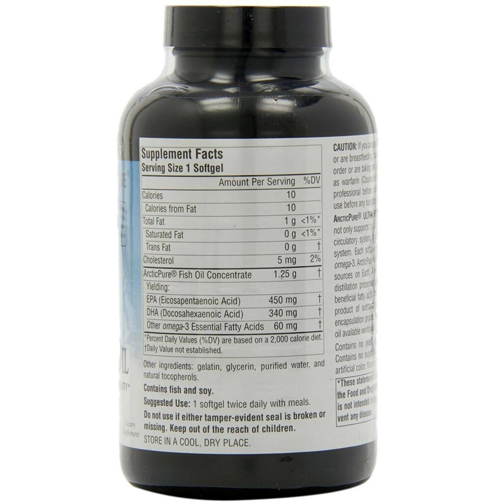 Source Naturals ArcticPure Ultra Potência Ômega 3 Óleo de Peixe 850 mg - 120 Cápsulas Gel - Imagem 2