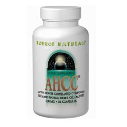 Source Naturals AHCC 500 mg - 30 Cápsulas Vegetarianas: Potencialize sua Saúde e Imunidade