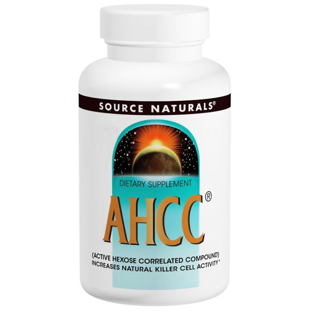 Source Naturals AHCC 500mg - 60 Cápsulas Vegetarianas para Imunidade e Bem-Estar