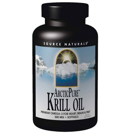 Source Naturals ArcticPure Óleo de Krill - 500 mg - 60 Cápsulas em Gel