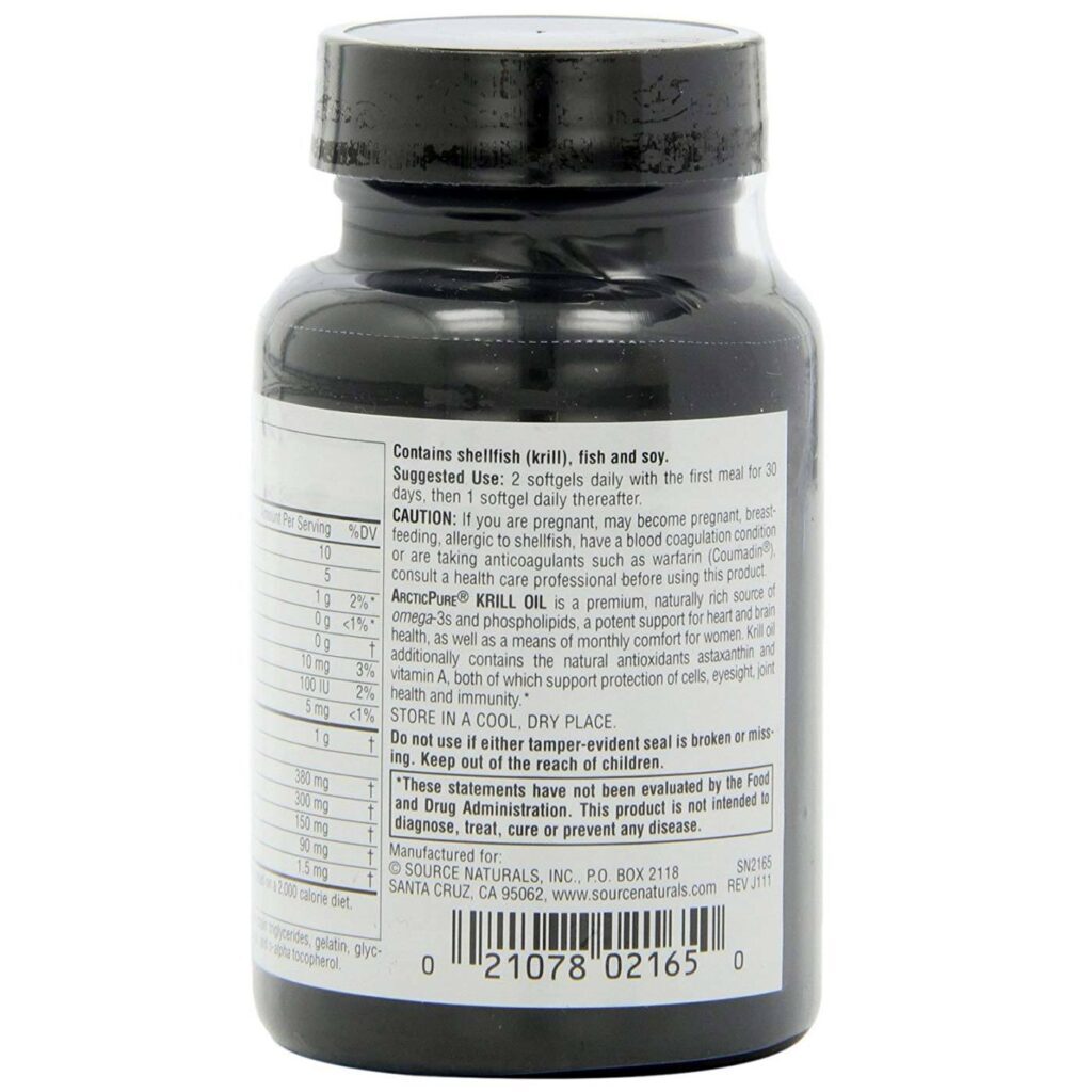 Source Naturals ArcticPure Óleo de Krill - 500 mg - 60 Cápsulas em Gel: Saúde do Coração e Mente no Brasil - Imagem 3