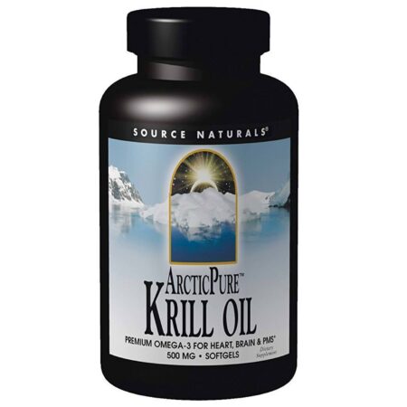 Source Naturals ArcticPure Óleo de Krill - 500 mg - 120 Cápsulas em Gel