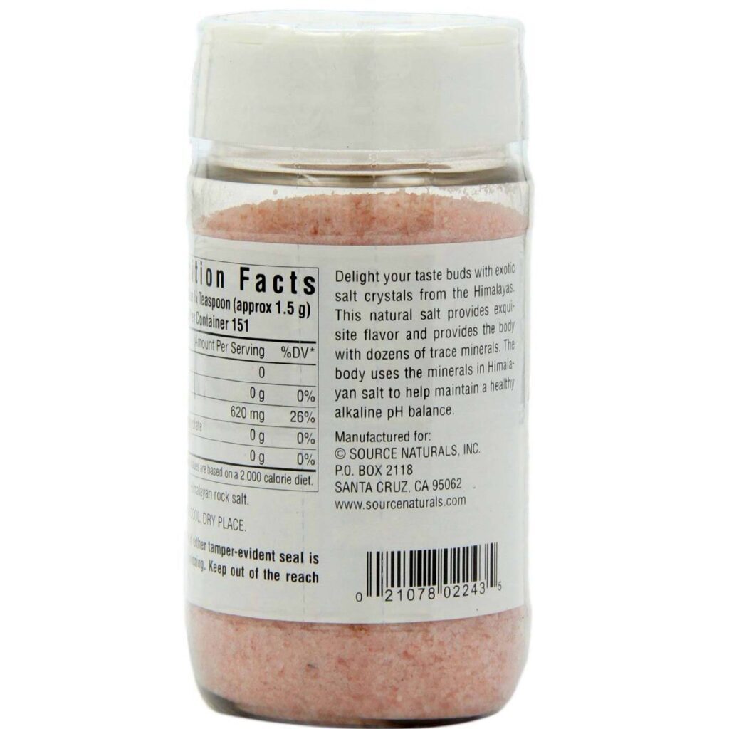 Source Naturals Crystal Balance Sal Rosa do Himalaia 113g - Pureza e Bem-Estar - Imagem 3