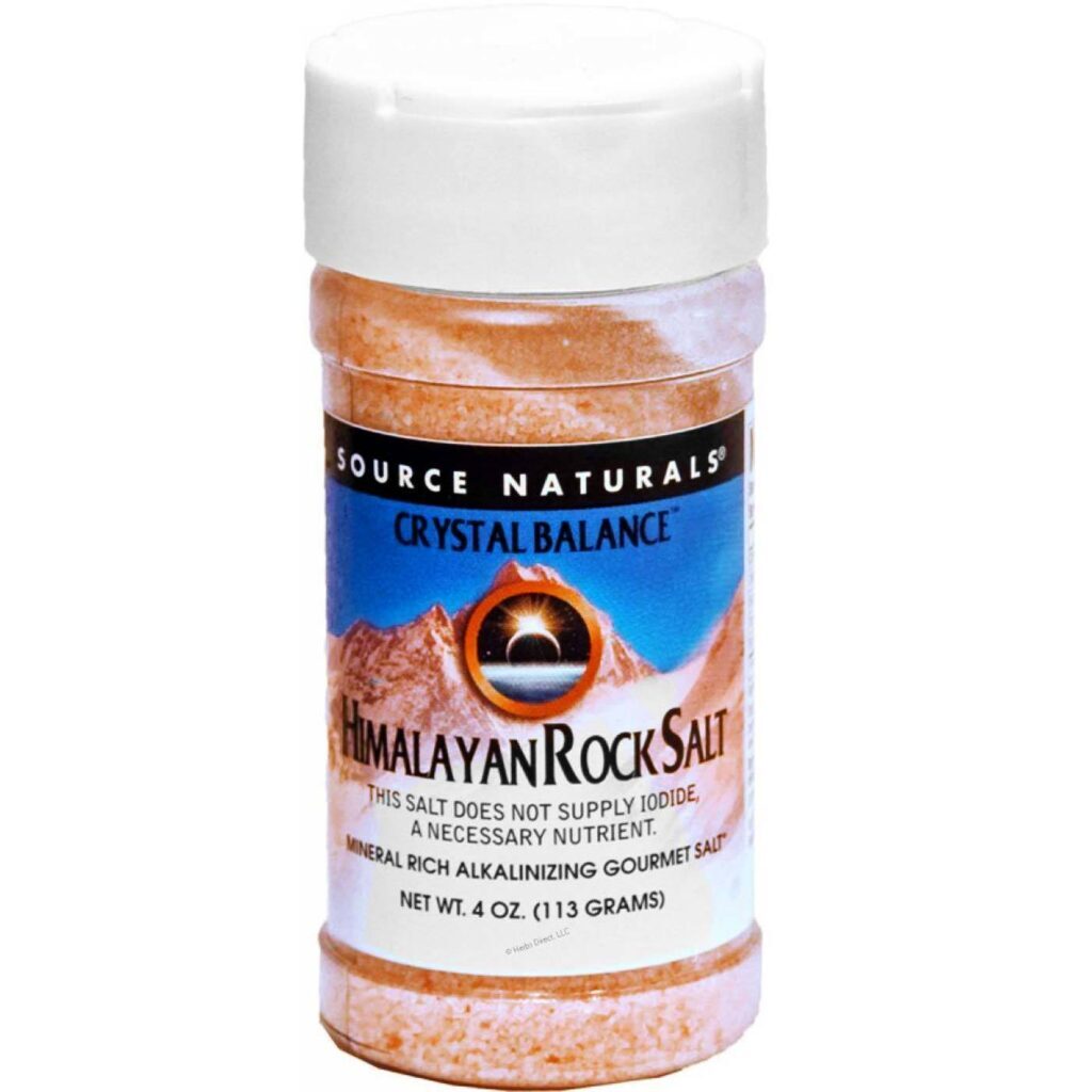 Source Naturals Crystal Balance Sal Rosa do Himalaia 113g - Pureza e Bem-Estar