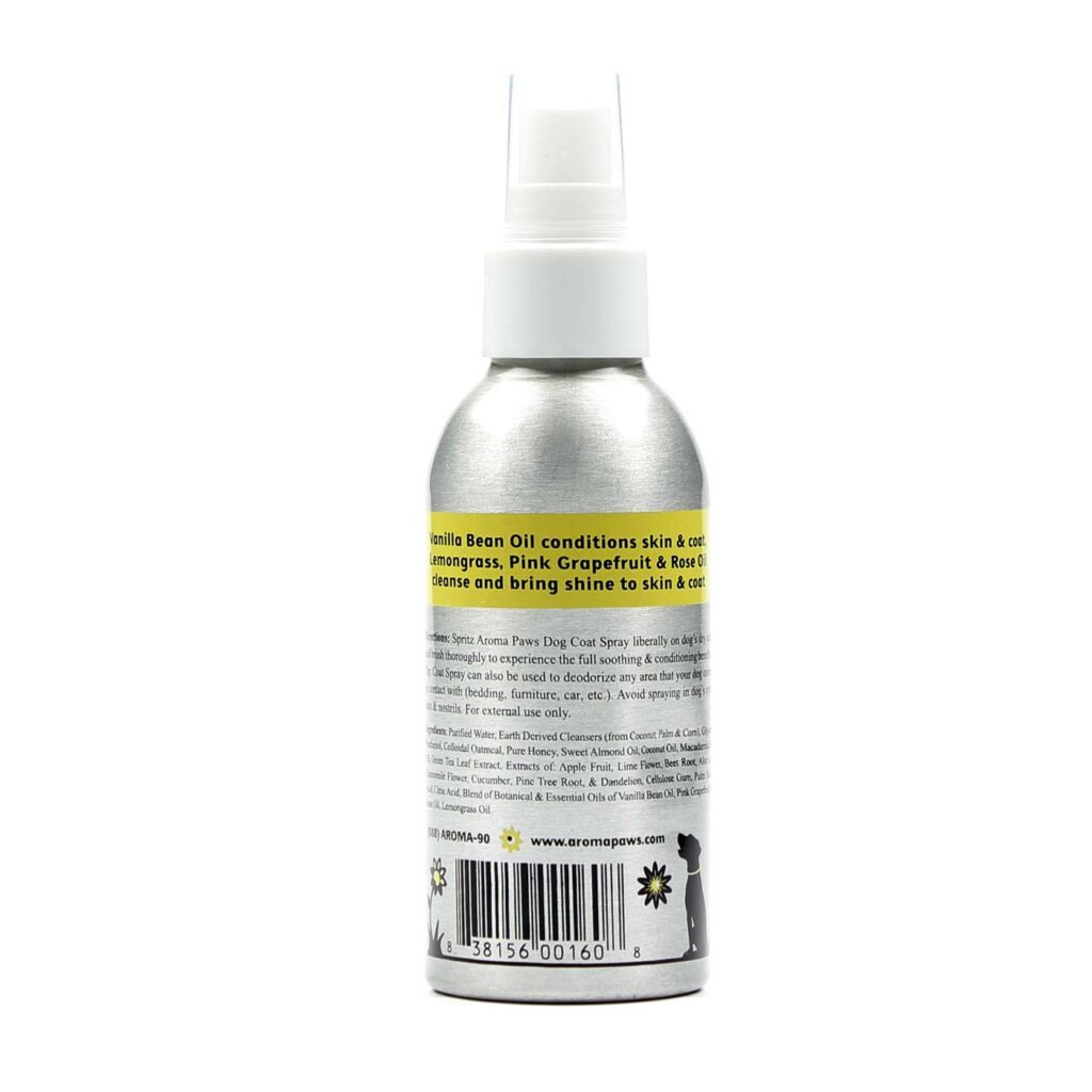 Aroma Paws Spray para Pele de Cães Baunilha e Capim Limão 135ml - Bem-Estar e Higiene - Imagem 2