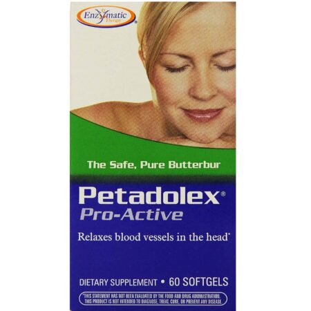 Enzymatic Therapy, Petadolex Pró-ativas - 60 cápsulas de gel