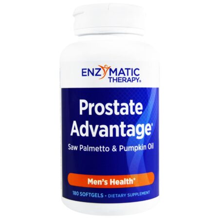 Enzymatic Therapy, Prostate Advantage® - Saúde Masculina - 180 Cápsulas em Gel