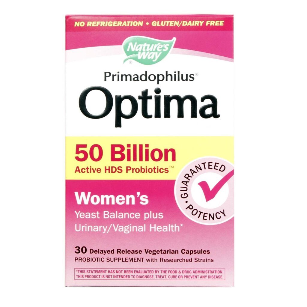 Nature's Way Primadophilus Optima para Mulheres - 30 Cápsulas Vegetarianas