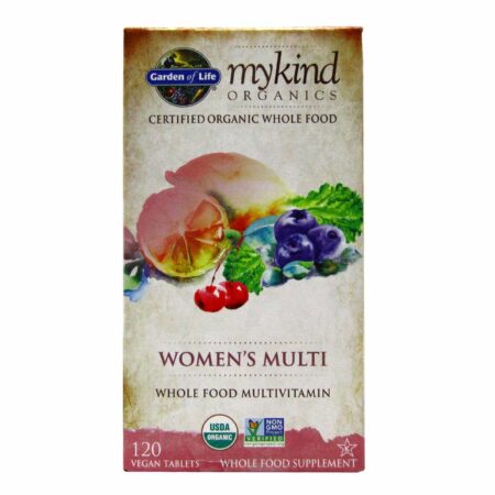 Garden of Life, mykind Organics Multivitamínico Feminino - 120 Tabletes