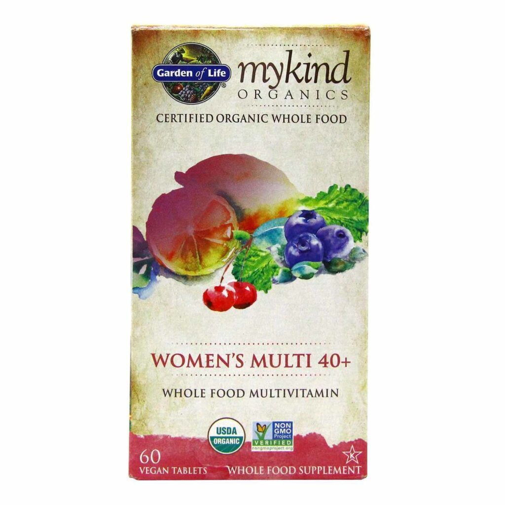 Garden of Life myKind® Organics Multivitamínico Mulheres +40 - 60 Tabletes