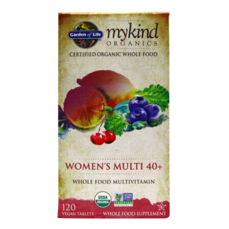 Garden of Life, Multivitamínico 40+ para mulheres - 120 Tabletes