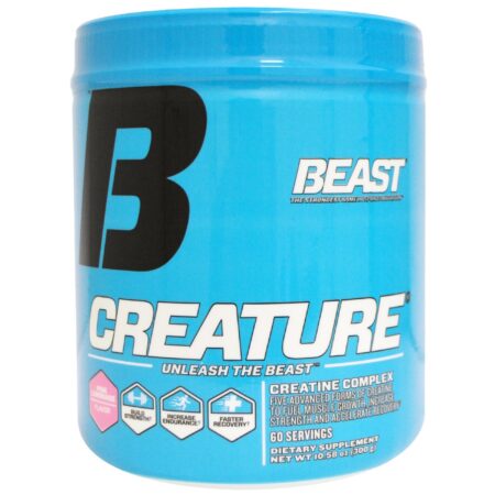 Beast Sports Nutrition, Creature®, Sabor Pink Lemonade - 60 Porções