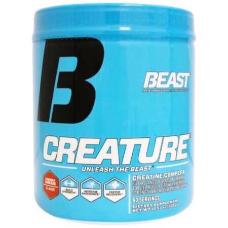 Beast Sports Nutrition, Creature®, Sabor Limonada de Cereja - 60 Porções