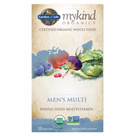 Garden of Life, Multivitamínico para homens da mykind Organics - 120 Tabletes