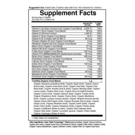 Garden of Life mykind Organics Multivitamínico para Homens - 120 Tabletes - Imagem 4