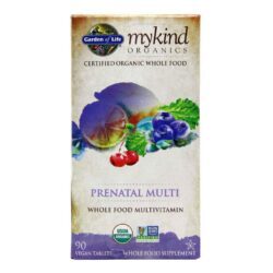 Garden of Life mykind Orgânicos Multivitamínico Pré-natal Vegano 90 Tabletes