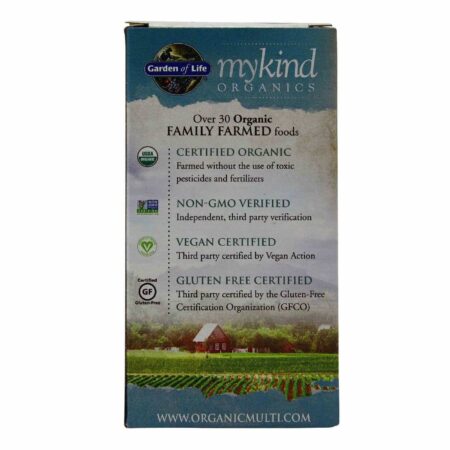 Garden of Life, mykind Orgânicos - Multivitamínico para Homens de 40 anos ou mais - 60 Comprimidos - Image 3