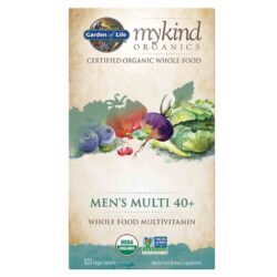 Garden of Life mykind Organics Multivitamínico Homens +40 - 120 Tabletes: Nutrição Completa e Orgânica