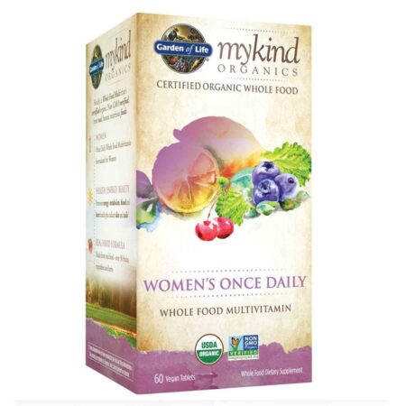 Garden of Life, mykind Organics Multivitamínico para Mulheres - 60 Tabletes