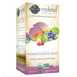 Garden of Life mykind Organics Multivitamínico para Mulheres - 60 Tabletes: Energia e Bem-Estar Orgânico