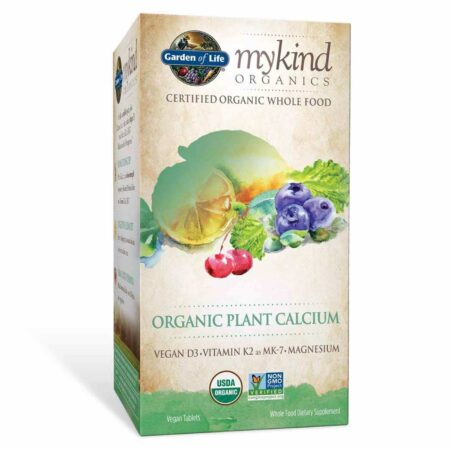 Garden of Life, mykind Organics® Cálcio Vegatal 800 mg - 90 Tabletes Vegano - Image 2