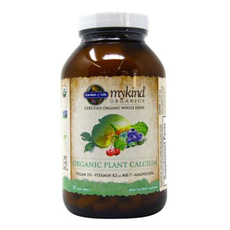 Garden of Life, mykind Orgânicos Cálcio Vegetal 800 mg - 180 Tabletes Vegano - Image 5