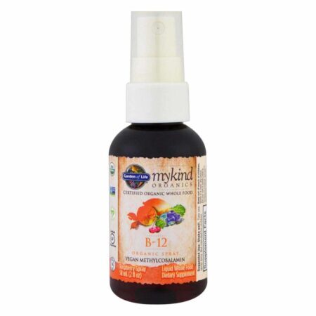Garden of Life mykind Vitamina B12 500 mcg Spray Orgânico - 58ml | Energia e Vitalidade para Brasileiros - Imagem 2