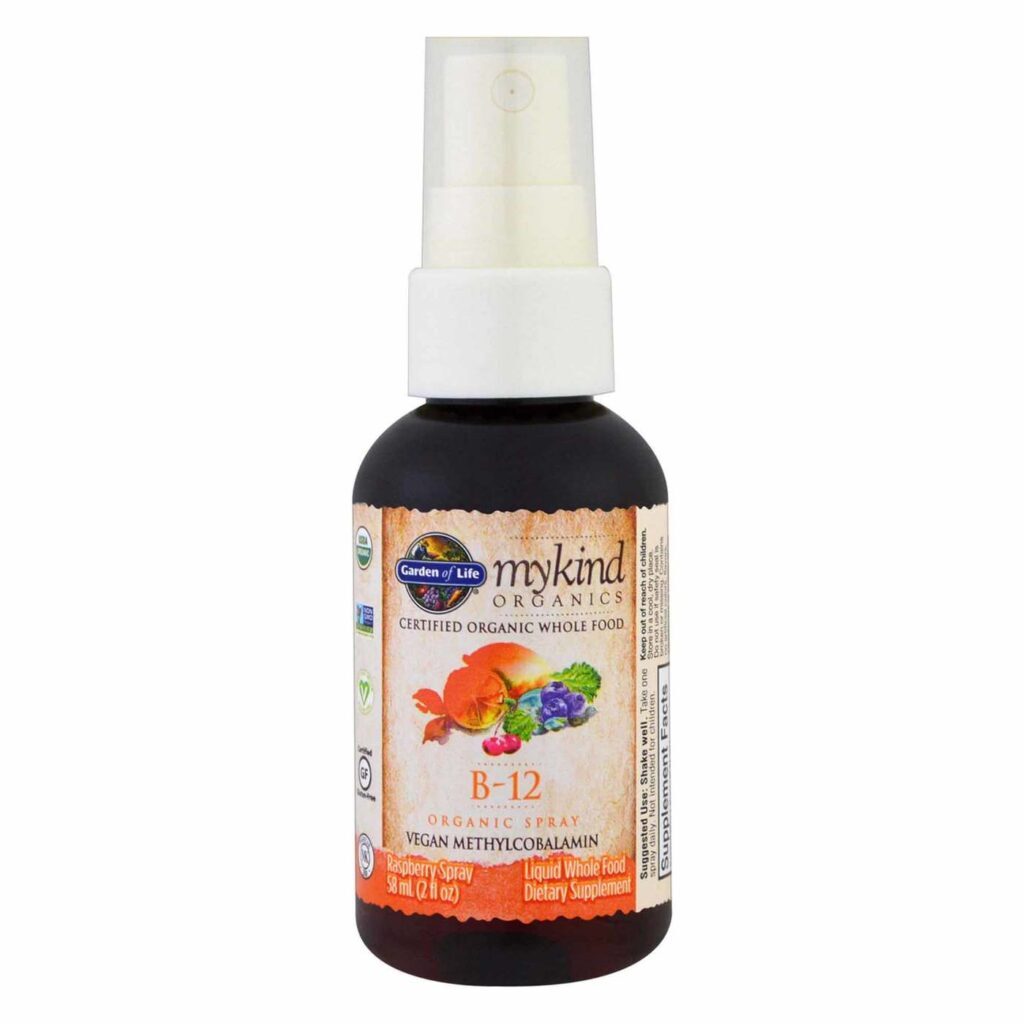 Garden of Life mykind Vitamina B12 500 mcg Spray Orgânico - 58ml | Energia e Vitalidade para Brasileiros - Imagem 2